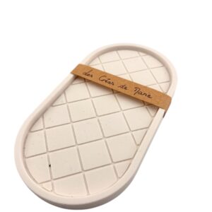 Plateau vide-poche quadrillé - Création artisanale