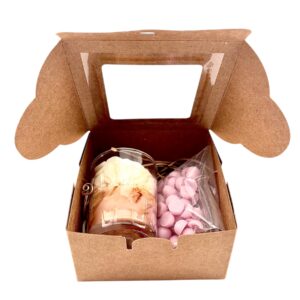 Box de Noël - Mini Bougie gourmande Christmas Pudding & Billes de fondants Fleur de coton