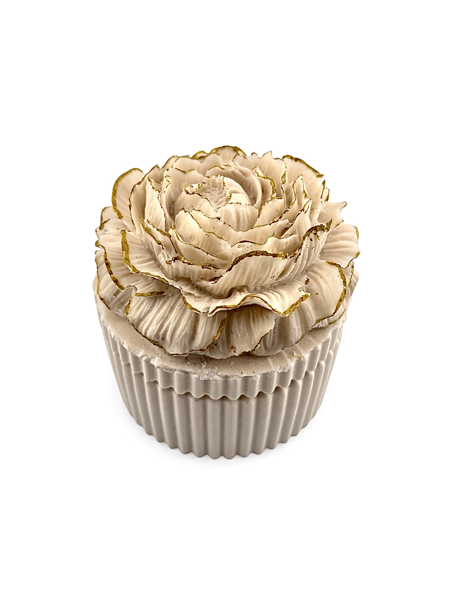 🌸 Boîte à bijoux fleur en jesmonite – Image 2