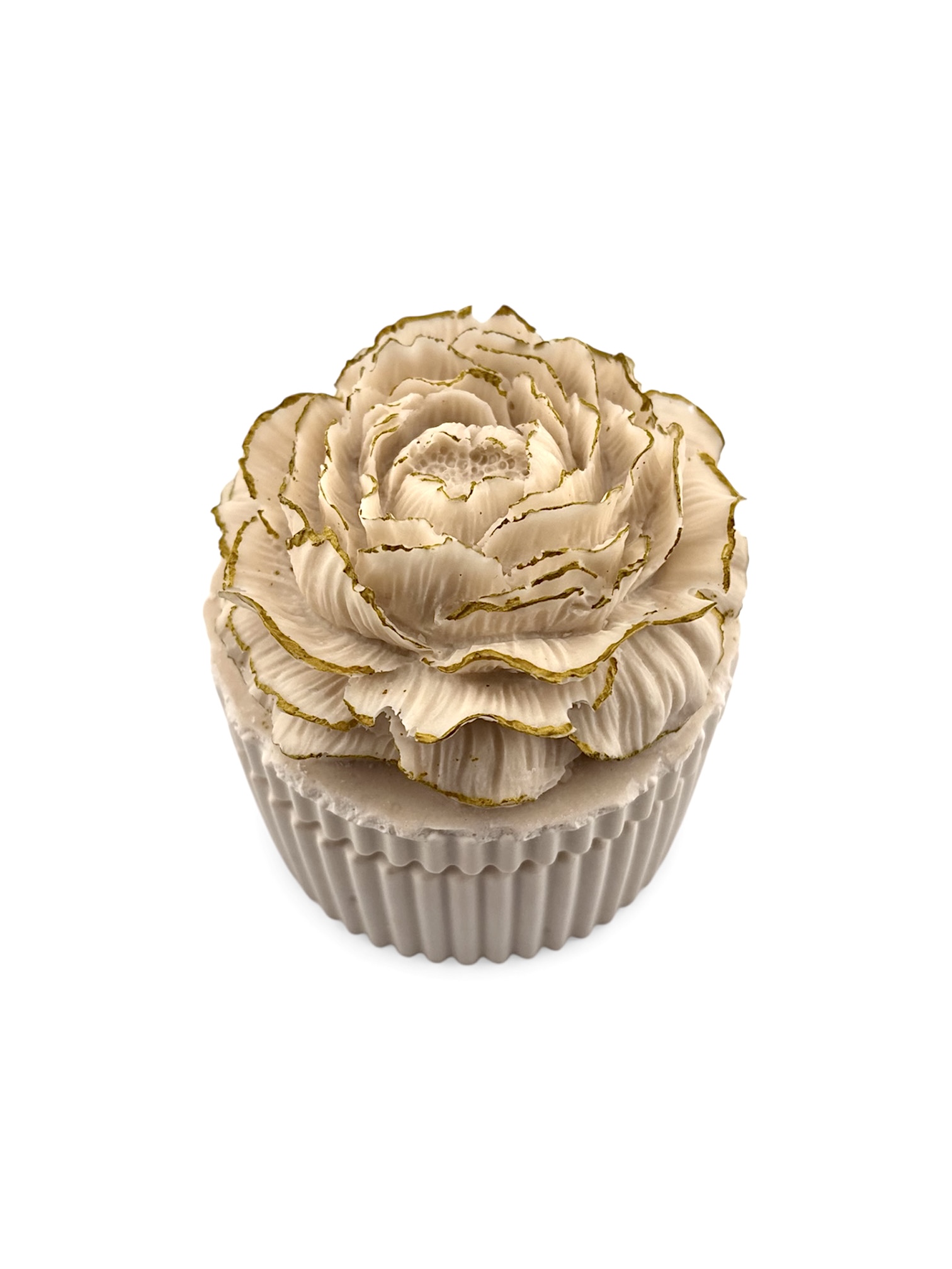 🌸 Boîte à bijoux fleur en jesmonite – Image 4