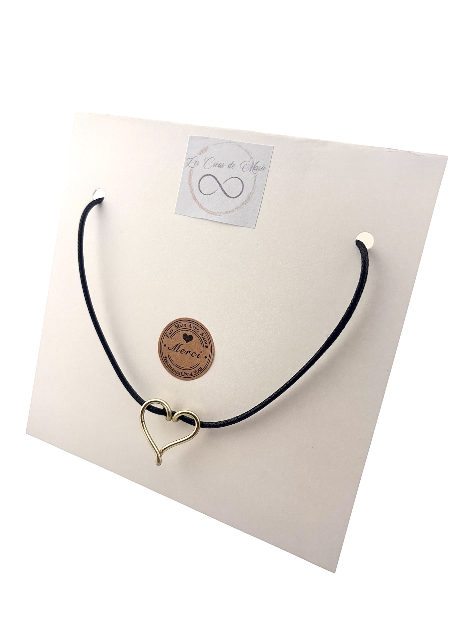 Collier Cœur Minimaliste – Image 4
