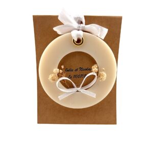 Bonbonnière personnalisée – Modèle couronne florale