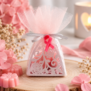 🎀 Pochon parfumé – Collection Octobre Rose