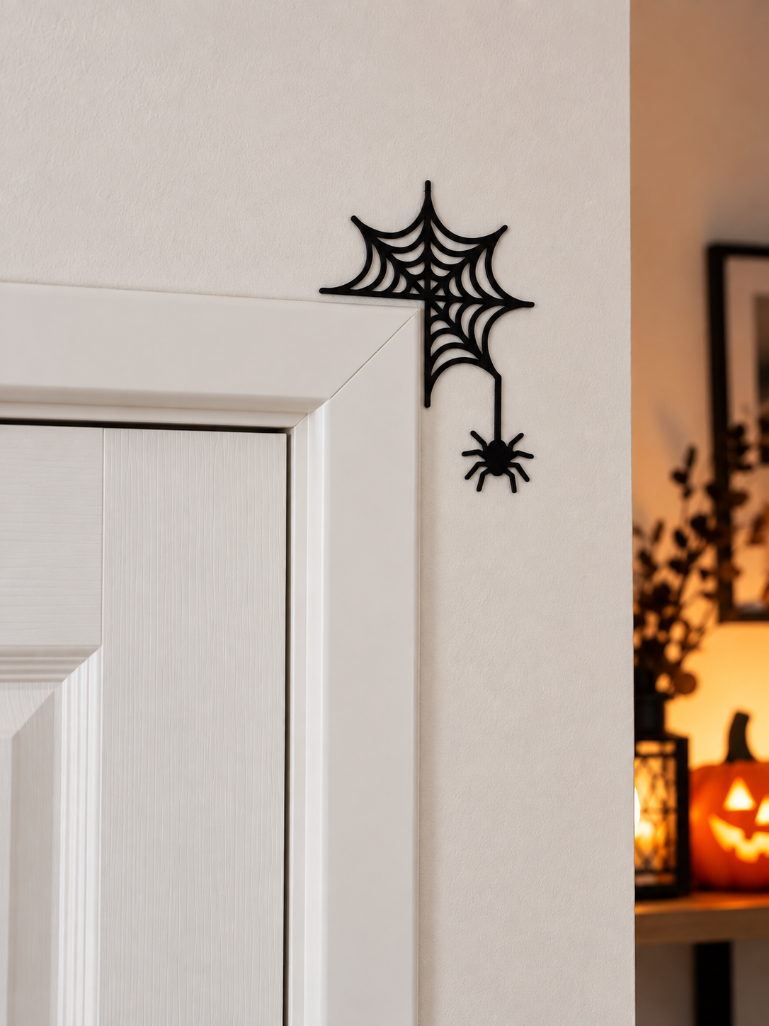 đ·ïž DĂ©coration de porte Halloween â Toile dâaraignĂ©e â Image 3