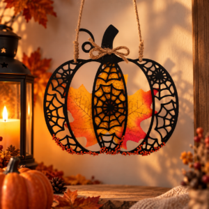 🎃 Décoration murale Citrouille Halloween – Impression 3D